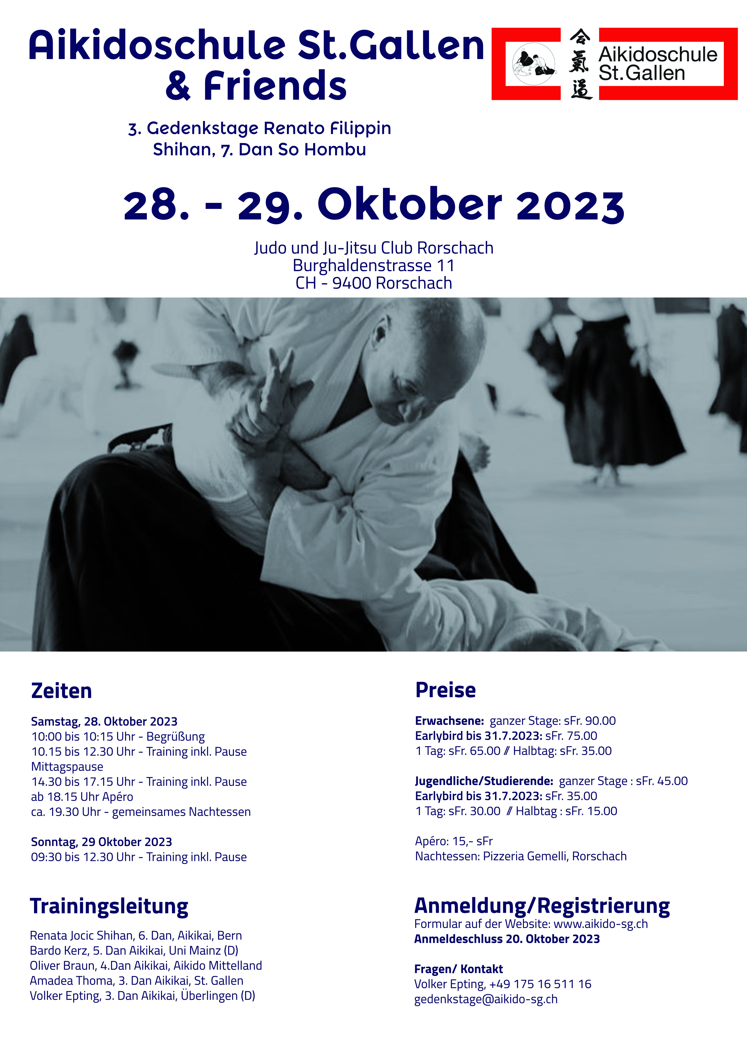 Plakat Gedenk 2023
